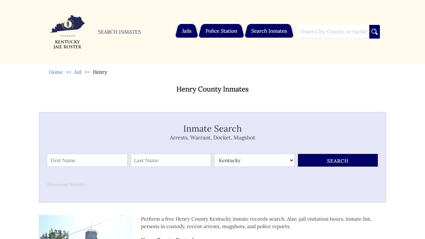 Henry County Inmates - Jail Roster Search